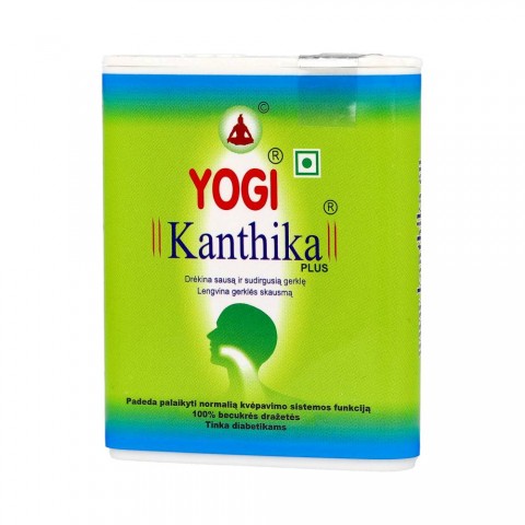 Lozenges for the throat Kanthika Plus, Yogi, 140 lozenges