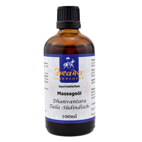 Hierontaöljy Dhanwantara Taila South India, Aashwamedh, 100 ml