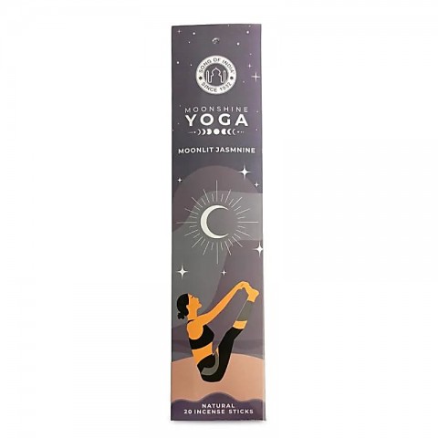 Smildzināšanas nūjiņas Moonlit Jasmine, Moonshine Yoga, 20 gab.