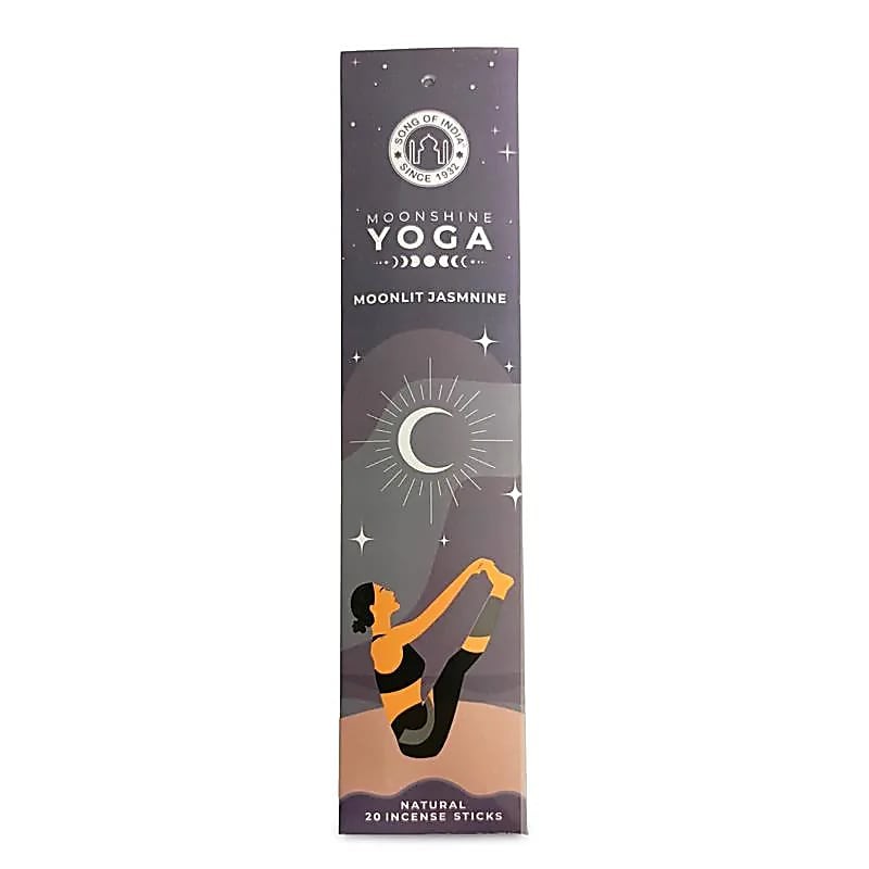 Smildzināšanas nūjiņas Moonlit Jasmine, Moonshine Yoga, 20 gab.