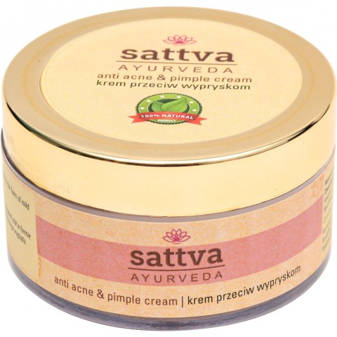 Acne Face Cream Anti Acne & Pimple, Sattva Ayurveda, 50g