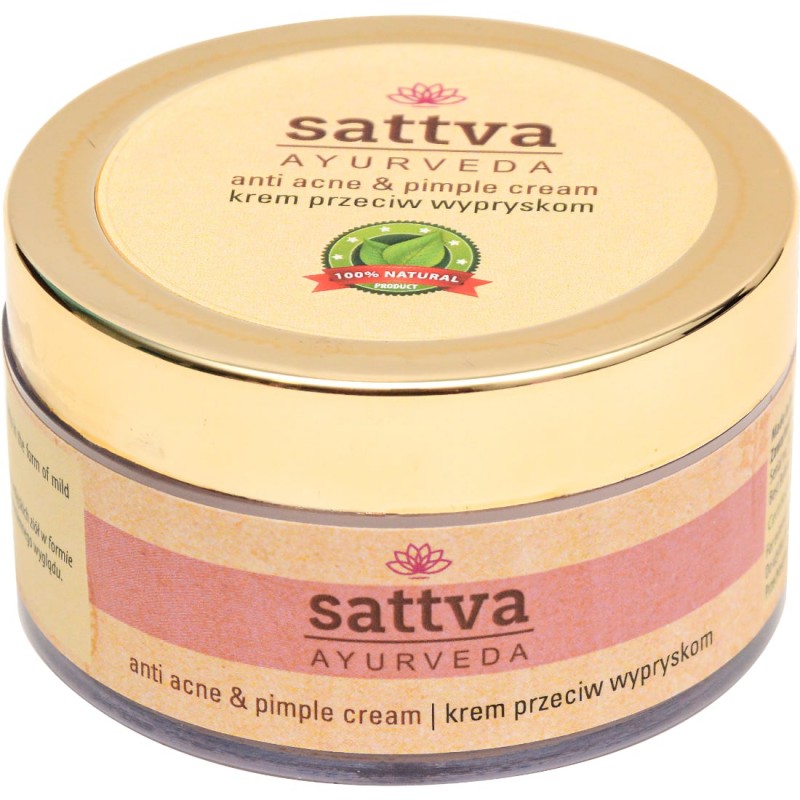 Akne- ja näppylävoide, Sattva Ayurveda, 50g