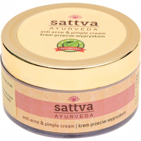 Akne- ja näppylävoide, Sattva Ayurveda, 50g