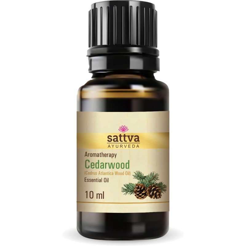 Setripuun eteerinen öljy Cedarwood, Sattva Ayurveda, 10 ml