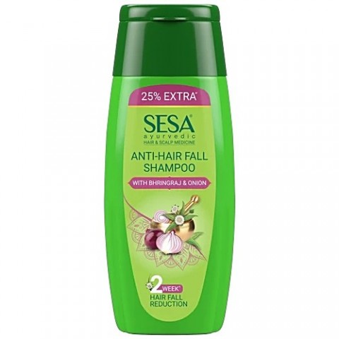 Shampoo lentäville hiuksille Bhrigraj & Sipuli, Sesa, 200ml