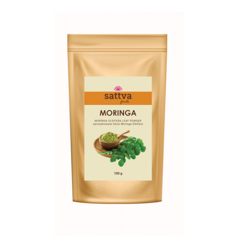 Moringa jauhe, Sattva Ayurveda, 100g