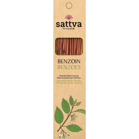 Bentsoiini suitsuketikut, Sattva Ayurveda, 15 kpl.