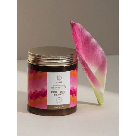 Ayurvedinen vartalovoi Pink Lotus Beauty, Khadi, 250 ml