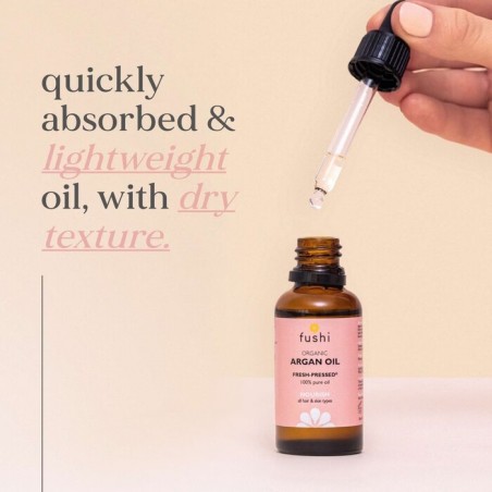 Arganöljy, orgaaninen, Fushi, 30ml