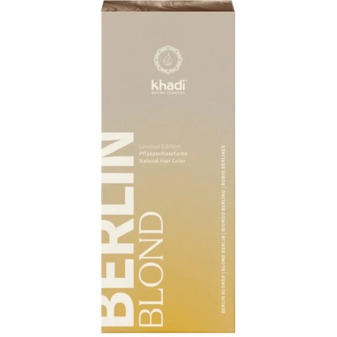 Kasviperäinen vaalea tuhkahiusväri Berlin Blonde, Khadi, 100g