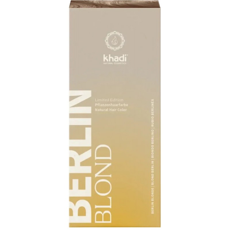 Kasviperäinen vaalea tuhkahiusväri Berlin Blonde, Khadi, 100g Kasviperäinen vaalea tuhkahiusväri Berlin Blonde, Khadi, 100g