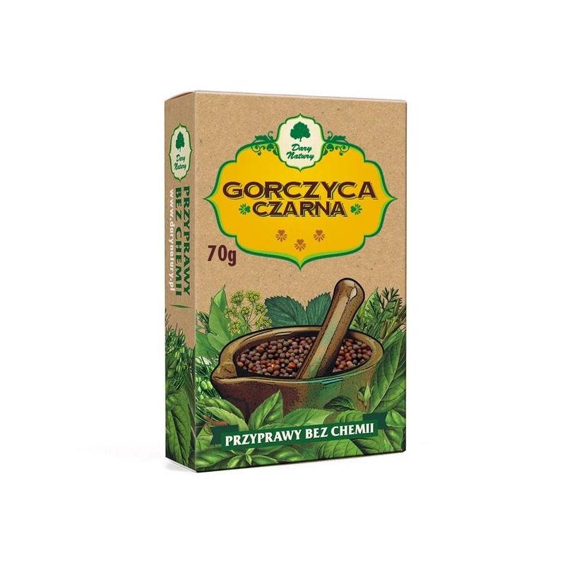 Mustat sinapinsiemenet, Dary Natury, 70g Mustat sinapinsiemenet, Dary Natury, 70g