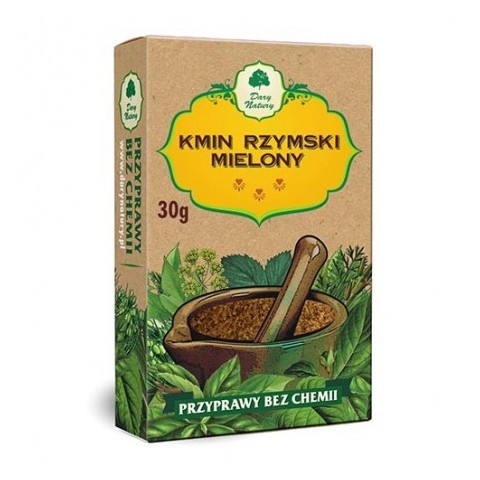 Kuminan siemenet, jauhettu, Dary Natury, 30g