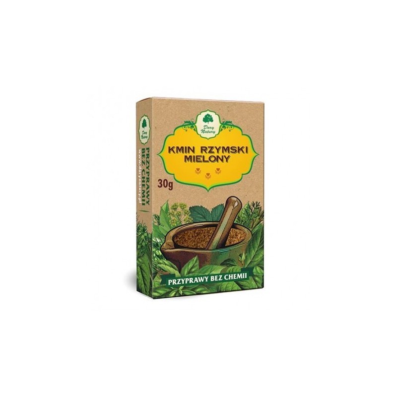 Kuminan siemenet, jauhettu, Dary Natury, 30g Kuminan siemenet, jauhettu, Dary Natury, 30g
