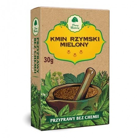 Kuminan siemenet, jauhettu, Dary Natury, 30g
