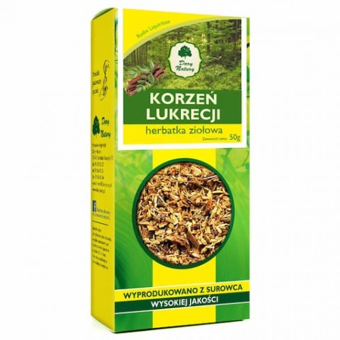 Liquorice root, crushed, Dary Natury, 50g
