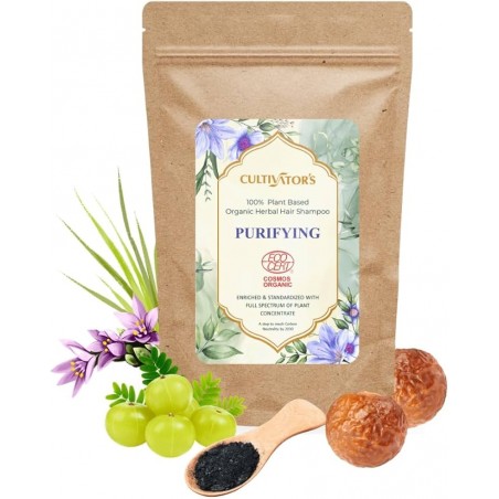 Puhdistava yrttihiusshampoojauhe, Cultivator's, 250g