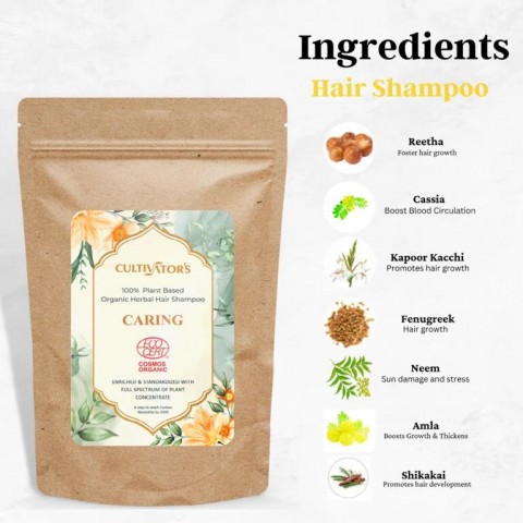 Suojaava kasvishampoo hiuksia hoitava jauhe, Cultivator's, 250g