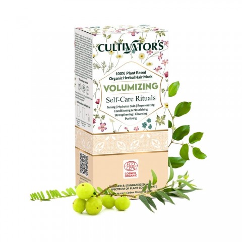 Kasviperäinen hiusnaamio jauhe volyymille Volumizing, Cultivator's, 100g