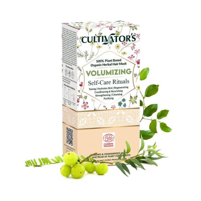 Kasviperäinen hiusnaamio jauhe volyymille Volumizing, Cultivator's, 100g