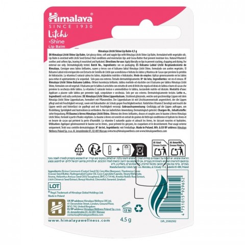 Litchi Gloss huulirasva, Himalaya, 4,5g