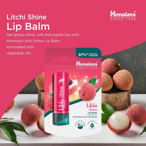 Litchi Gloss huulirasva, Himalaya, 4,5g