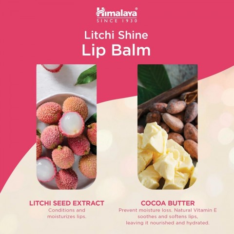 Litchi Gloss huulirasva, Himalaya, 4,5g