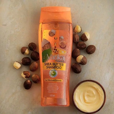 Sheavoita sisältävä shampoo, Vatika Dabur, 425 ml