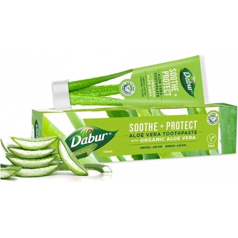 Yrttihammastahna Aloe Veralla, Dabur, 100 ml