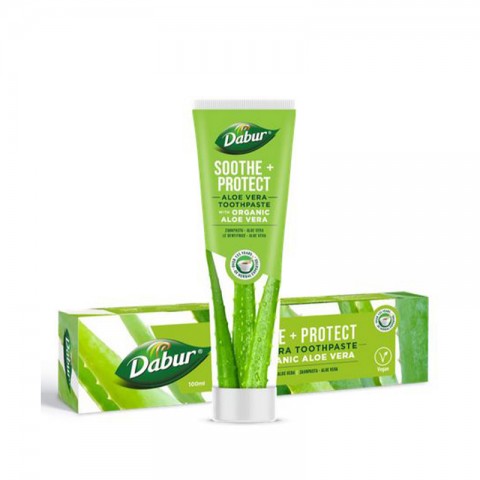 Yrttihammastahna Aloe Veralla, Dabur, 100 ml