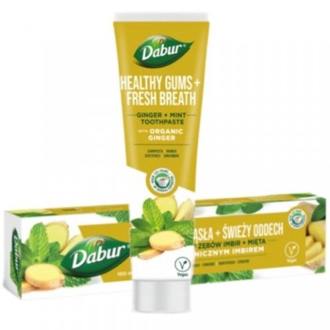 Herbal toothpaste Ginger Mint Healthy Gums, Dabur, 100 ml