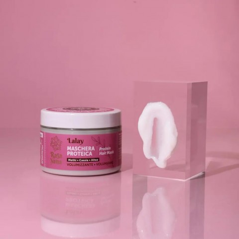Volyymiä lisäävä proteiinihiusnaamio LALAY, Rasayana Biocosmesi, 150ml
