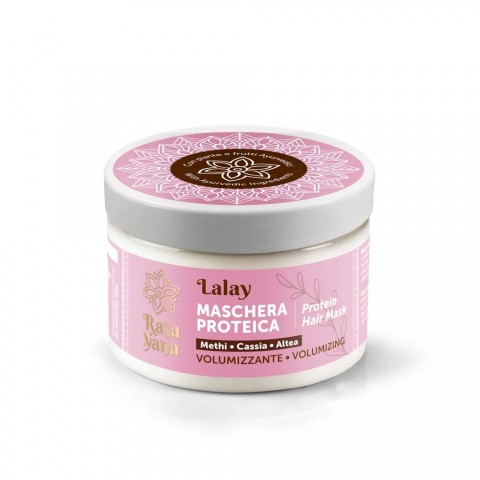 Volyymiä lisäävä proteiinihiusnaamio LALAY, Rasayana Biocosmesi, 150ml