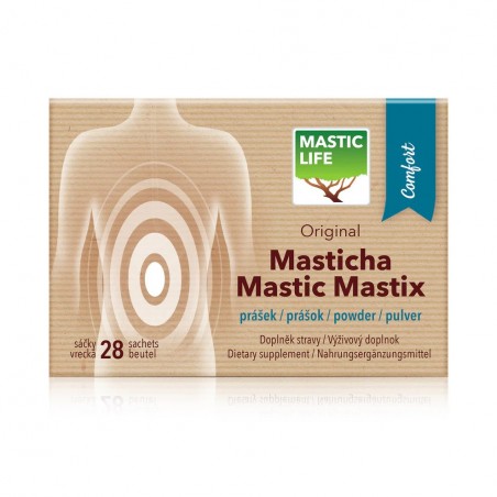 Mastic Helikobakteeria vastaan prebioottien kanssa Comfort, Mastic Life, 28 pakettia