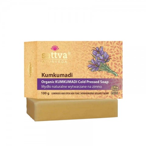 Kumkumadi sahrami saippua, luomu, Sattva Ayurveda, 100g