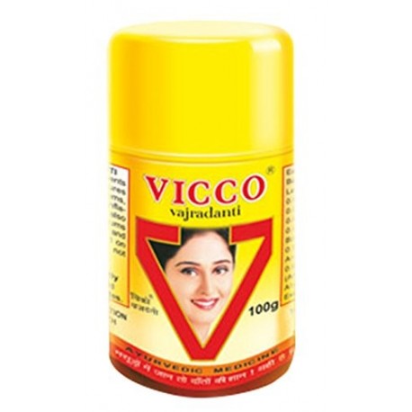 Ayurvedinen hammastahnajauhe Vajradanti, Vicco, 100g