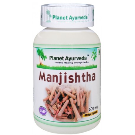 Пищевая добавка Манжиштха Manjishtha, Planet Ayurveda, 60 капсул