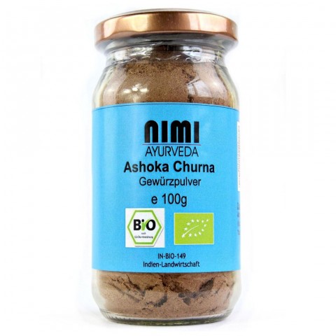 Ashoka puun kuorijauhe, luomu, Nimi Ayurveda, 100g