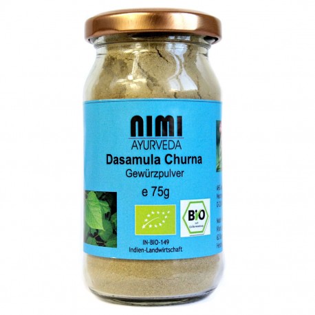 Dashamula (dasamula, dashamoola) žolelių mišinys milteliais, Nimi Ayurveda, 75g