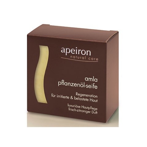 Herbal oil soap Amla, Apeiron, 100 g