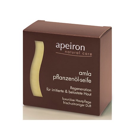 Herbal oil soap Amla, Apeiron, 100 g