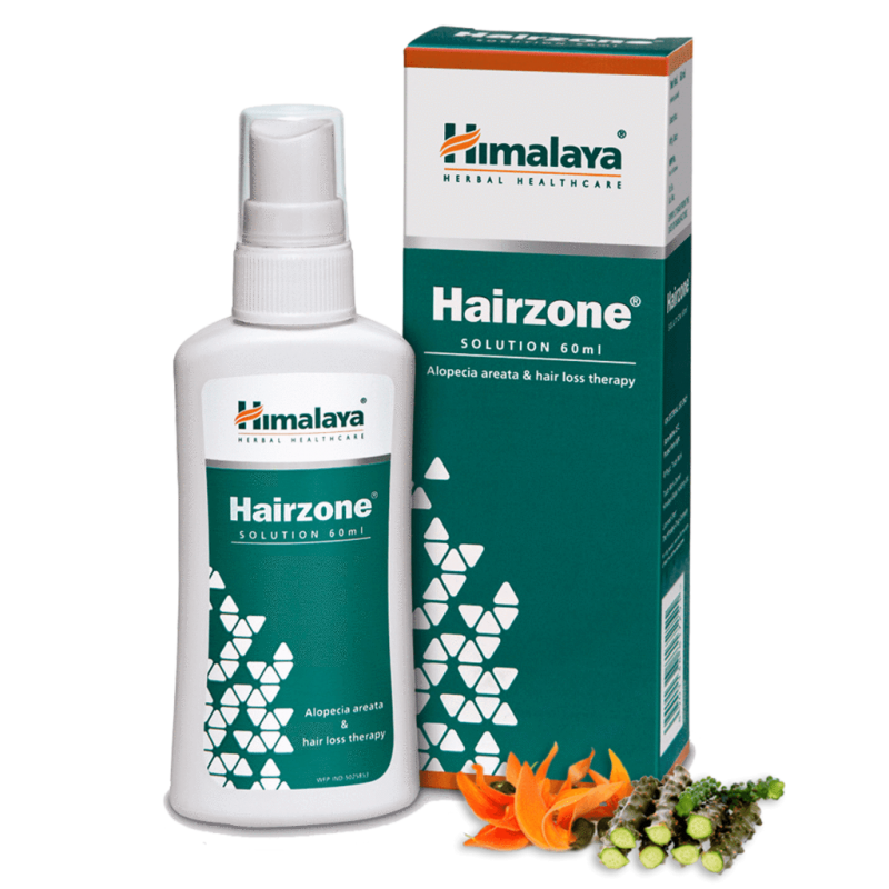 Спрей-жидкость для редеющих волос Hairzone Solution, Himalaya, 60 мл