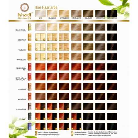 Kasvimainen hienokultainen hiusväri Hint Of Gold, Khadi Naturprodukte, 100g