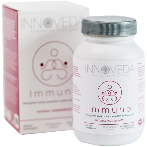 Maisto papildas IMMUNO, Innoveda, 60 kapsulių