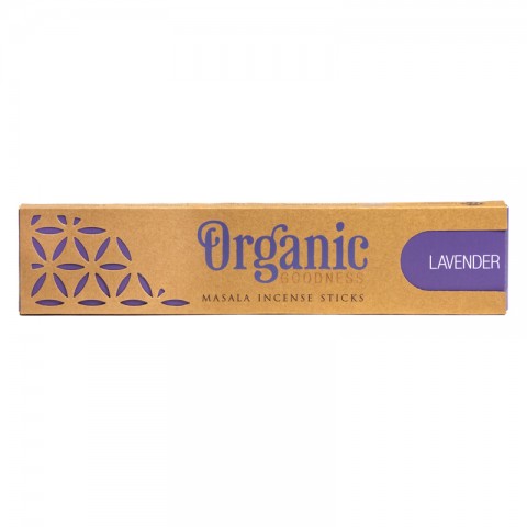 Smilkalų lazdelės Masala LAVENDER Organic, 15g