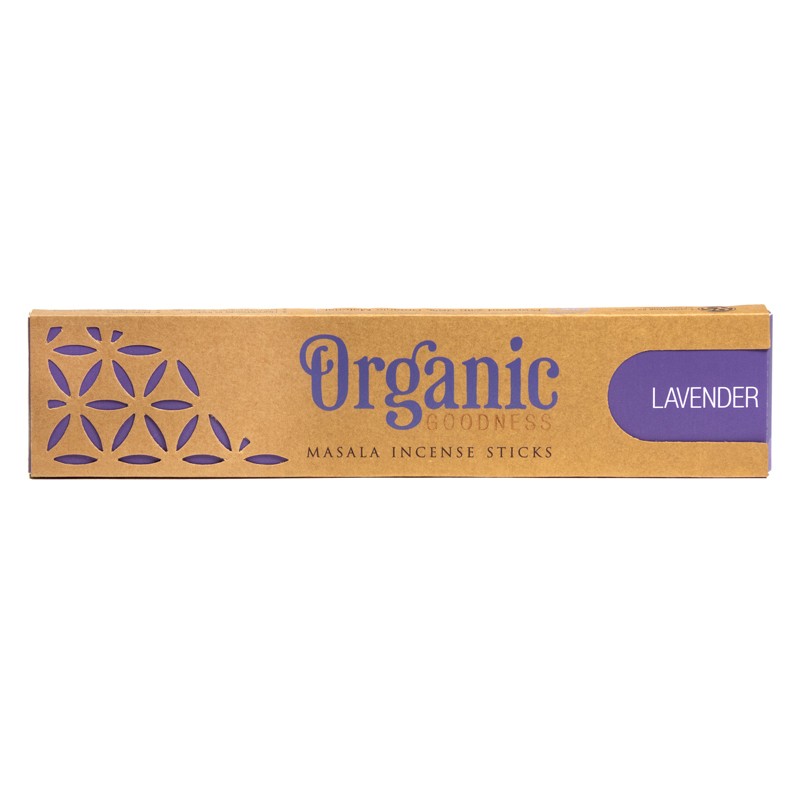 Smilkalų lazdelės Masala LAVENDER Organic, 15g