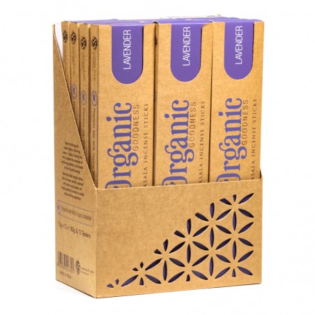 Incense sticks Lavender Masala Organic, 15g