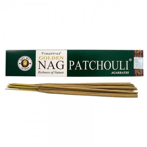 Patchouli suitsukkeet Nag Patchouli Golden, Vijayshree, 15g
