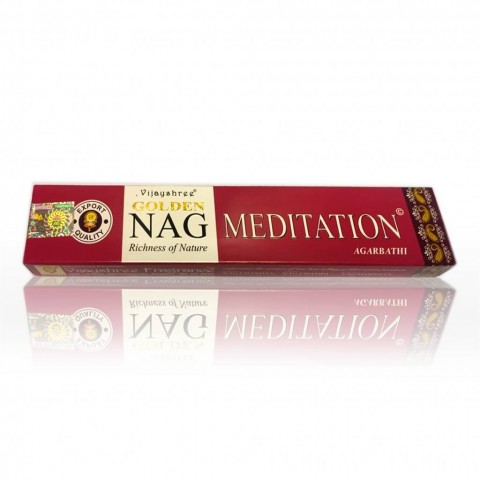 Incense sticks NAG MEDITATION Golden, Vijayshree, 15g