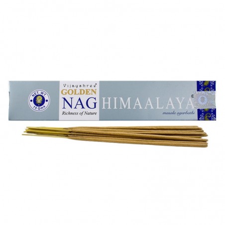 Incense sticks NAG HIMAALAYA Golden, Vijayshree, 15g